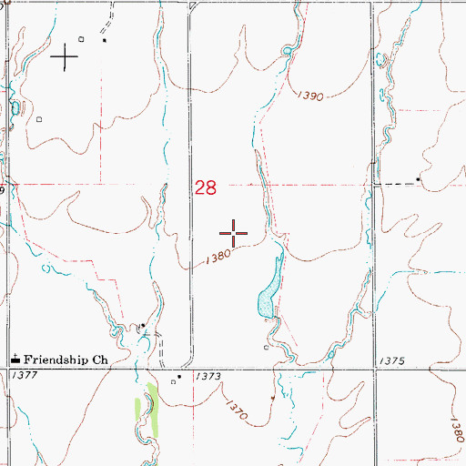 Topographic Map of East Jackson Division, OK