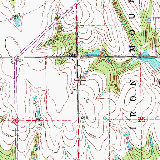 Topographic Map of Guthrie Division, OK