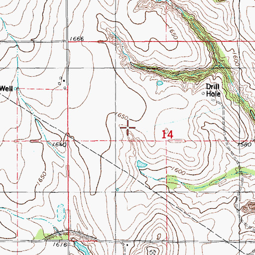 Topographic Map of Hydro Division, OK