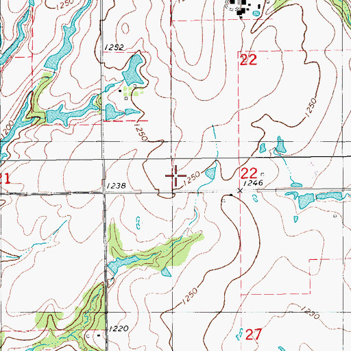Topographic Map of Marlow Division, OK