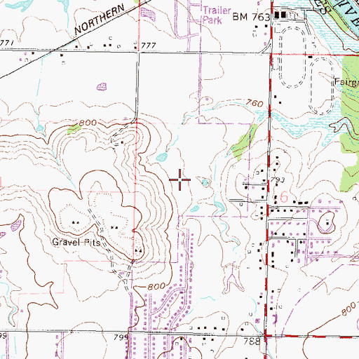Topographic Map of Miami Division, OK