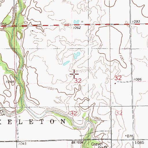 Topographic Map of South Garfield Division, OK