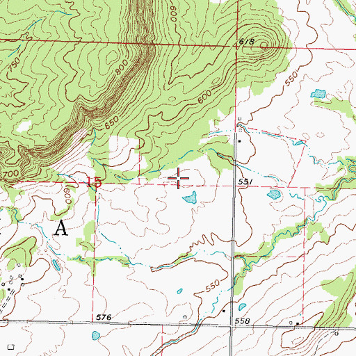 Topographic Map of Stigler Division, OK