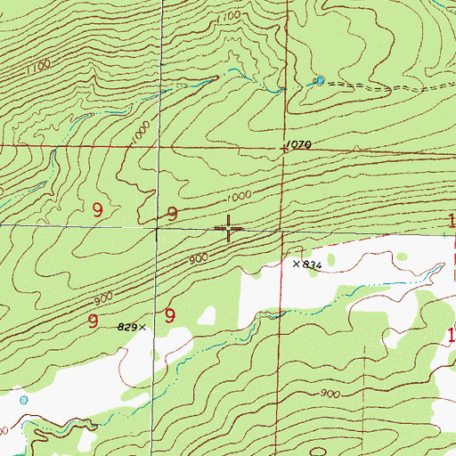 Topographic Map of Hartshorne-Haileyville Division, OK