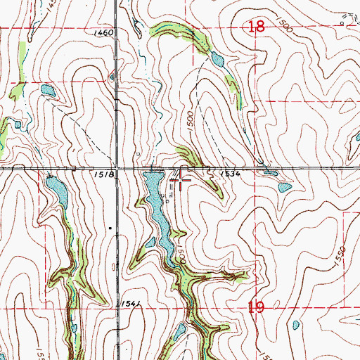 Topographic Map of West Canadian Division, OK