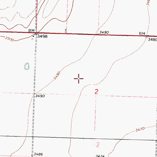Topographic Map of West Texas Division, OK
