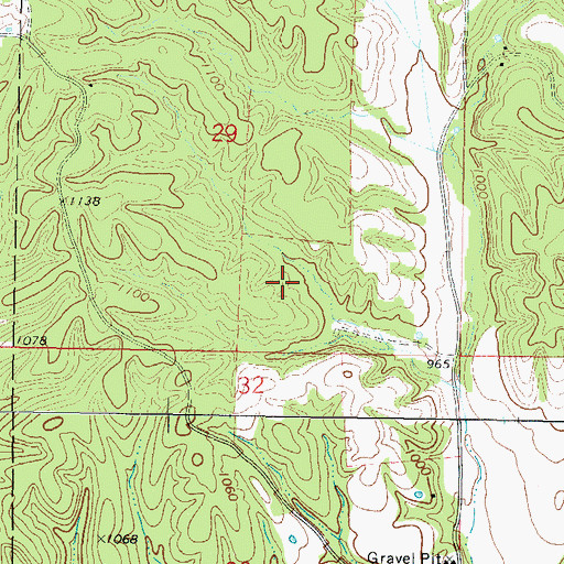 Topographic Map of Westville Division, OK