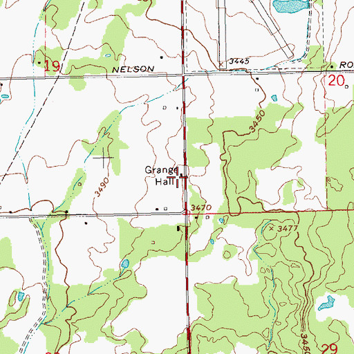 Topographic Map of Bend Division, OR