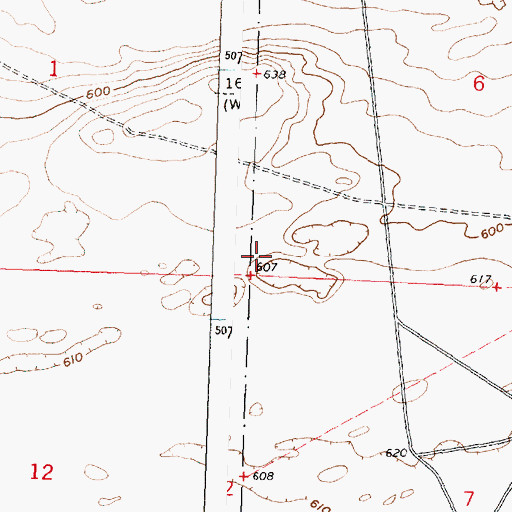 Topographic Map of Boardman Division, OR