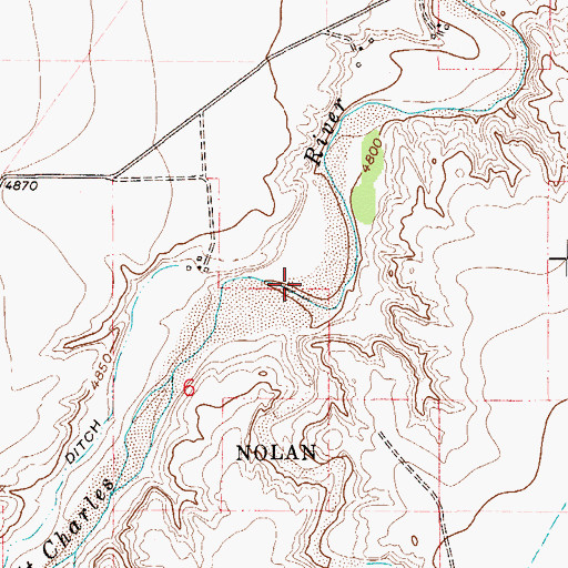 Topographic Map of Edson Arroyo, CO