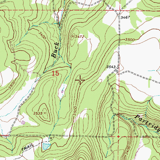 Topographic Map of Elgin Division, OR
