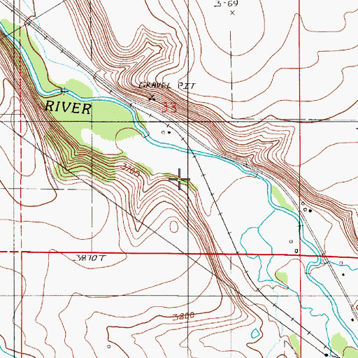 Topographic Map of Enterprise Division, OR