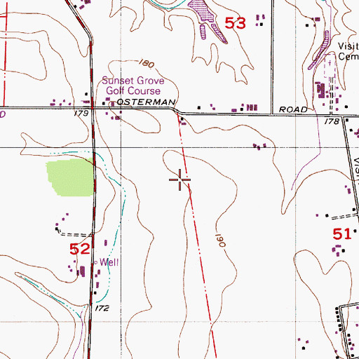 Topographic Map of Forest Grove-Cornelius Division, OR