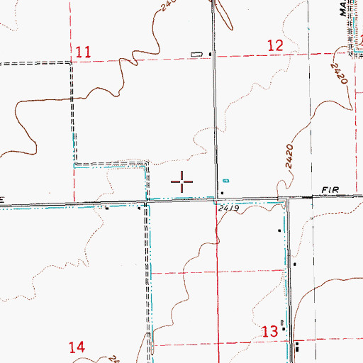 Topographic Map of Madras Division, OR