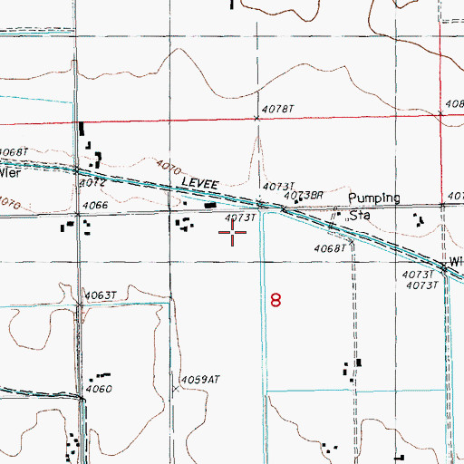 Topographic Map of Malin Division, OR