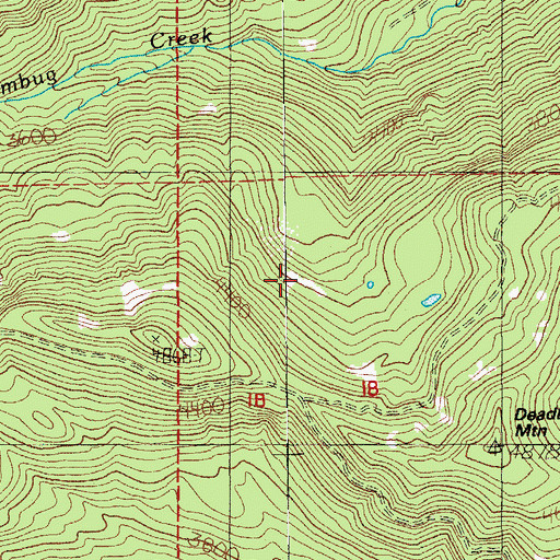 Topographic Map of East Marion Division, OR