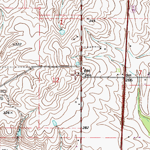 Topographic Map of Monmouth-Independence Division, OR