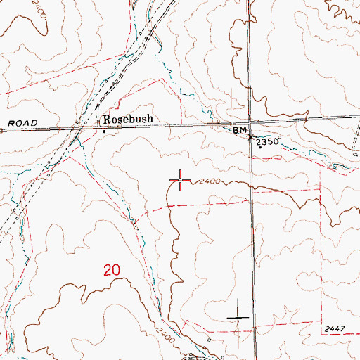Topographic Map of Moro Division, OR