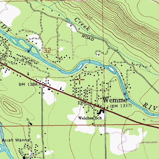 Topographic Map of Mount Hood Division, OR