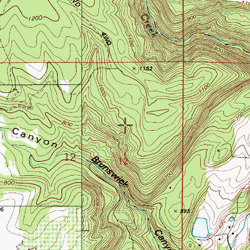 Topographic Map of North Plains Division, OR