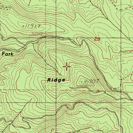 Topographic Map of Florence Division, OR