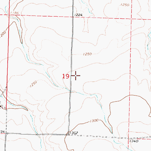 Topographic Map of Pendleton Division, OR