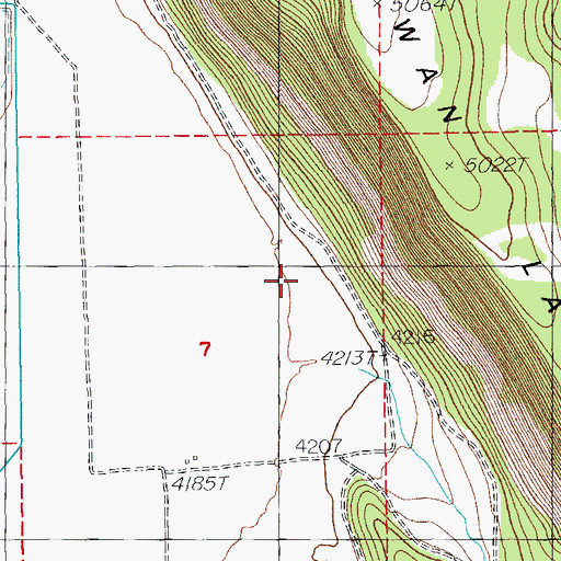 Topographic Map of Yonna Valley-Poe Valley Division, OR