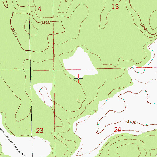 Topographic Map of Tumalo Division, OR