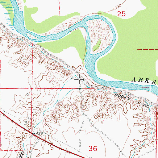 Topographic Map of Thompson Arroyo, CO