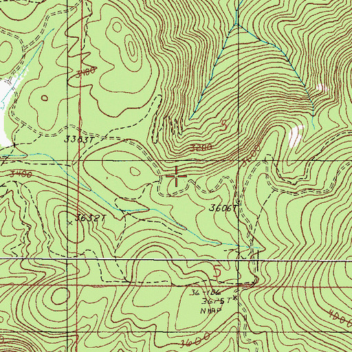 Topographic Map of Wilderville Division, OR
