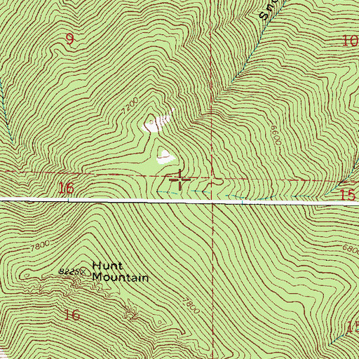Topographic Map of Wingville-Haines Division, OR