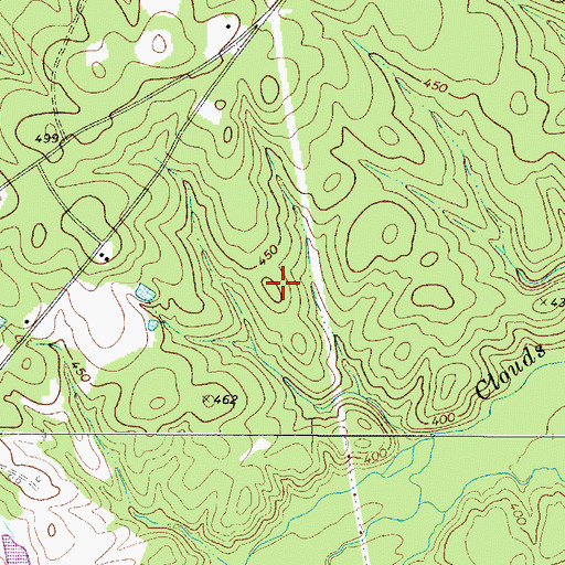 Topographic Map of Batesburg-Leesville Division, SC