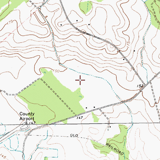 Topographic Map of Bennettsville Division, SC