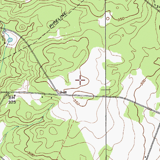 Topographic Map of Bethune Division, SC
