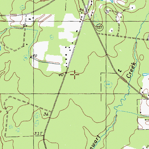 Topographic Map of Bonneau Division, SC