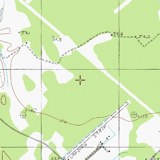 Topographic Map of Cameron Division, SC