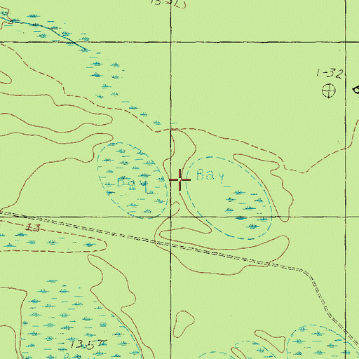 Topographic Map of Conway East Division, SC