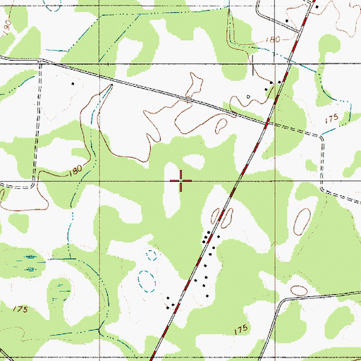 Topographic Map of Cope Division, SC