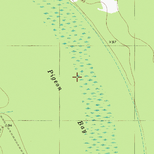 Topographic Map of Cross Division, SC