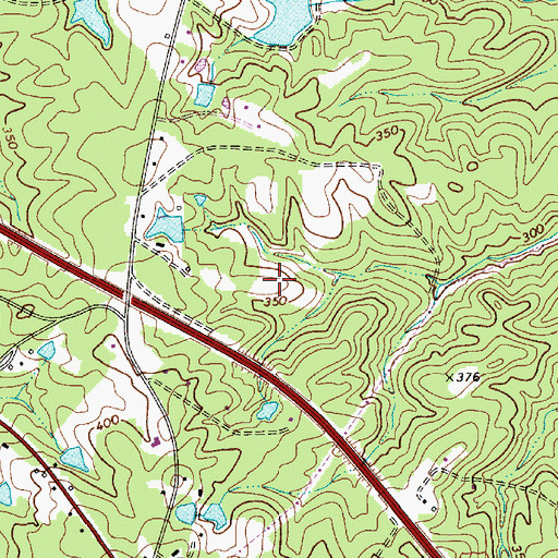 Topographic Map of Dutch Fork Division, SC