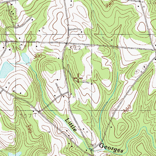 Topographic Map of Easley East Division, SC