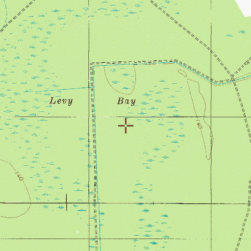 Topographic Map of Fairfax Division, SC