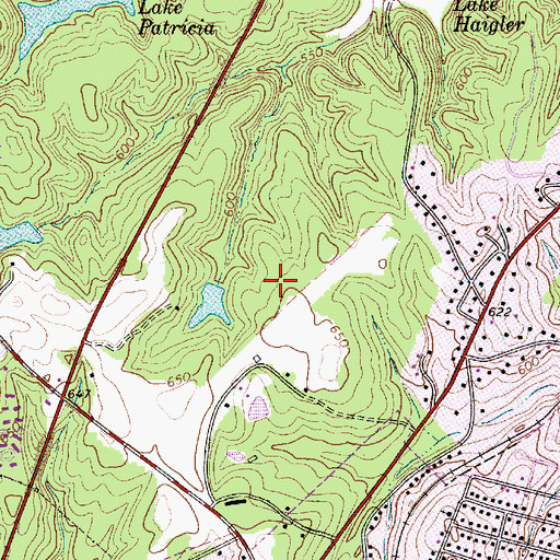 Topographic Map of Fort Mill Division, SC