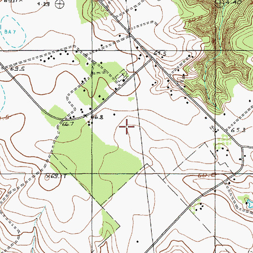 Topographic Map of Fort Motte-Lone Star Division, SC