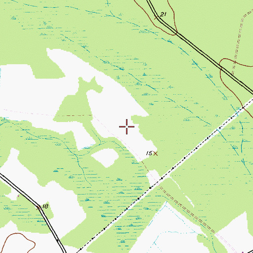 Topographic Map of Georgetown Division, SC