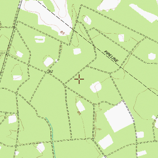 Topographic Map of Harleyville Division, SC