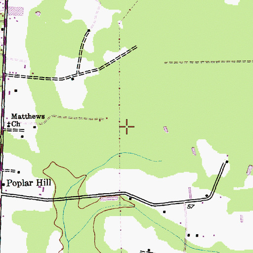 Topographic Map of Hemingway Division, SC