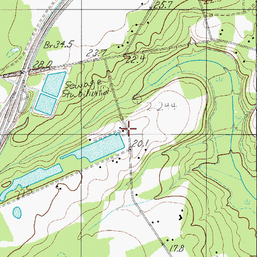 Topographic Map of Hendersonville Division, SC
