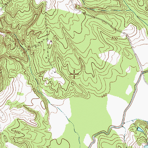 Topographic Map of Hickory Grove Division, SC