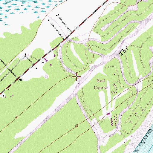 Topographic Map of Hilton Head Island Division, SC